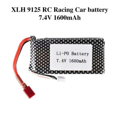 1PC 25-DJ02 XLH 7.4V 1600mah Lipo Battery For XLH 9125 RC Racing Car Spare Parts - Image 1 of 4