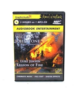 BOOK/AUDIOBOOK MP3-CD William Johnstone Graphic Audio LUKE JENSEN LEGION OF FIRE - Picture 1 of 1