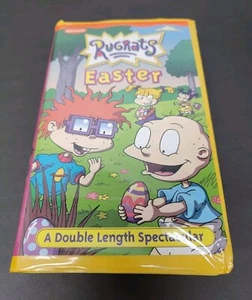 Rugrats Easter Orange Clamshell VHS Video Tape Holiday Movie Nickelodeon - Picture 1 of 7
