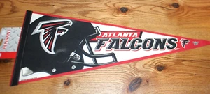 NOS Vintage Full Size ATLANTA FALCONS Pennant, 1990s-00s Wincraft NFL 30" long - Picture 1 of 2