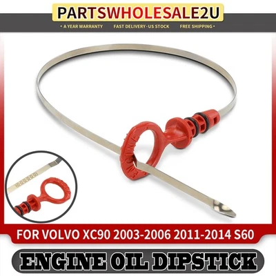 Engine Oil Dipstick for Volvo XC90 2003-2006 2011-2014 S60 2001-2009 C70 XC70 - Image 1 of 4