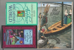 3 x King Arthur Books Grail + Mystical Way + Quest for Eternal + Arthur's World - Picture 1 of 7