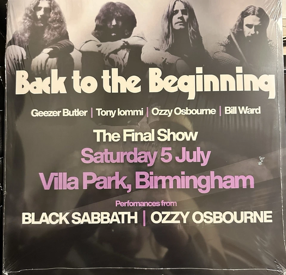 Ozzy Osbourne/Black Sabbath "Back To The Beginning" Colored Vinyl NEW Rare HTF - Image 1 of 2