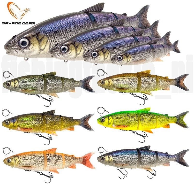 Savage Gear 3D Line Thru LT Whitefish Pre-rigged Pike Predator Lures 27cm 217g - Image 1 of 1