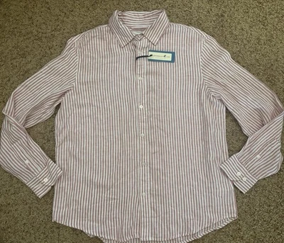 Camisa Caribbean Joes manga larga con botones a rayas talla grande nueva con etiquetas Foto 1 de 4