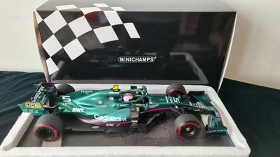 Sebastian Vettel 2021 Minichamps 1/18th Aston Martin @Azerbaijan GP podium - Image 1 of 4
