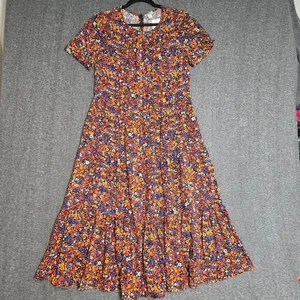 J. Crew Puff-Sleeve Floral Tiered Midi Dress Women’s Size Small NWT - Picture 1 of 12