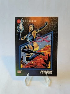 1992 Skybox Marvel Universe Series Super Heroes Psylocke #51 - Picture 1 of 2