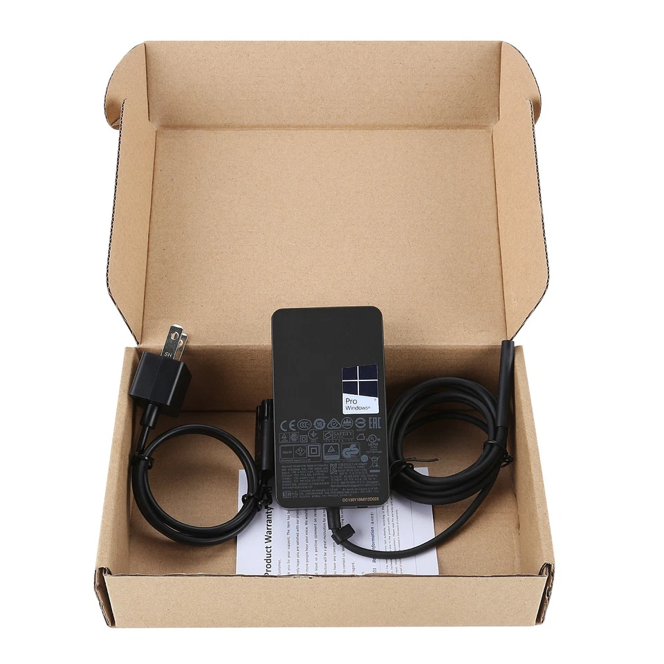 Genuine OEM 65W Microsoft Surface Pro Book Adapter Charger 1706