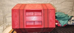 Vintage Rolykit Red Portable Organizer Box for Crafts Fishing Tools - Picture 1 of 14