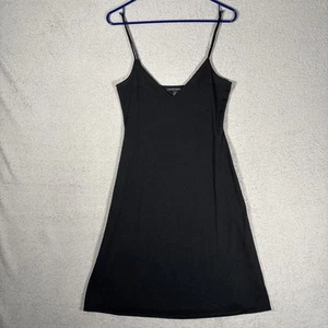 Banana Republic Damen Gr. S Spaghettiträger Mini schwarz Schlupfkleid LBD Capsule - Bild 1 von 10