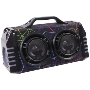 iLive Watts Plus Portable Bluetooth Boombox - Black/Multi Color (IBB503B) - Picture 1 of 6