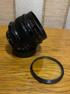 SCHÖN! Soviet Black Mir-1 2,8/37mm "Grand Prix Brussels 1958" Lens Screw M42 - Bild 1 von 9