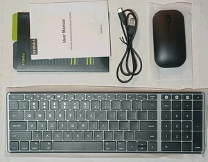 Seenda Wireless Bluetooth Tastatur Maus Mac Multi-Device Wiederaufladbar SKM64-2 - Bild 1 von 6
