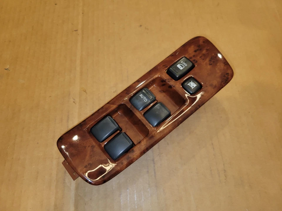 2001-2007 TOYOTA HIGHLANDER MASTER INTERRUPTOR DE JANELA DE ENERGIA GRÃO DE MADEIRA 84040-48122 - Imagem 1 de 4