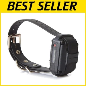 Black Biothane Dog Training Receiver and Adjustable Collar - Rugged, Waterproof - Picture 1 of 7