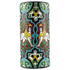 VASE Ancien EMAUX BORDEAUX VIEILLARD Céramique Faïence Craquelée/longwy/19th...