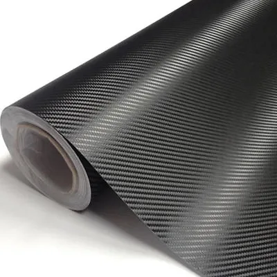 Pellicola Adesiva In Carbonio 3d 100x250 Auto/moto Adesiva Antigraff Wrapping • 16.73€
