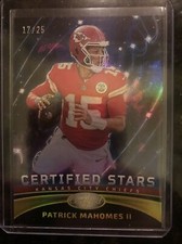 Patrick Mahomes 2023 Panini Certified Stars Gold SP /25 KC Chiefs NFL