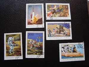 TCHAD - timbre yvert et tellier aerien n° 99 a 104 obl (A04) stamp chad - Foto 1 di 1