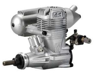 NEW in Box - OS Max 46 LA CL Control Line Engine + Muffler - Rear Mount NVA - Picture 1 of 4