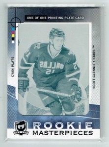 12-13 UD Upper Deck The Cup  Scott Glennie  1/1 Printing Plate  Rookie