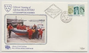 RNLI Lifeboat Official Series Cover #130 Offic Naming Blue Peter 1 Littlehampton - Bild 1 von 1
