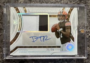 2023 Panini Gold Standard Dorian Thompson-Robinson DTR RC Rookie Patch Auto /79
