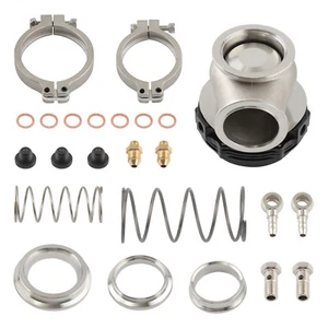 Aluminum V-Band External Cooled Turbo Wastegate w/ V-Band Flanges 17PSI&14PSI - Picture 1 of 9