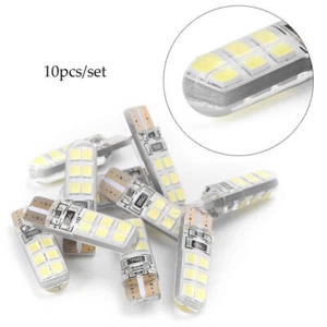 10pcs xT10 LED Canbus Error Free Light Bulb Xenon 6000K White W5W 12SMD 283 Car - Picture 1 of 7