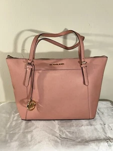 Michael Kors Charlotte Large Saffiano Leather 3-in-1 Tote Bag In Powder Blush - Picture 1 of 12