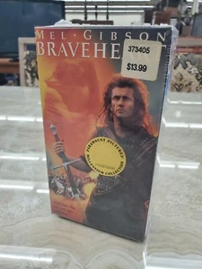 Braveheart (VHS, 1996 2-Tape Set) Mel Gibson BRAND NEW & SEALED NR Free Shipping - Foto 1 di 5
