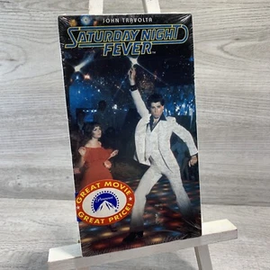 NEW Saturday Night Fever (VHS, 1977) John Travolta, Bee Gees, VCR Video SEALED - Picture 1 of 4