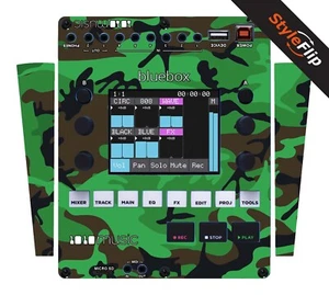 1010 Music Bluebox Skins | Green Camo | Schutzaufkleber | StyleFlip Skins - Bild 1 von 1