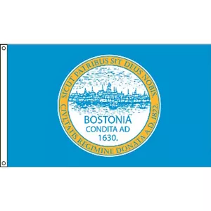 Bandera de nailon de la ciudad de Boston 6'x10' - Imagen 1 de 1