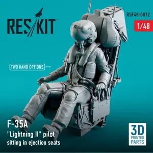 ResKit F-35A/B/C "Lightning II" piloto sentado en asiento mod tardío 1/48 RSF48-0012 - Imagen 1 de 3