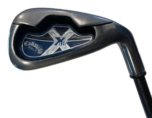 Callaway Golf X-18 Single RH Steel 6iron CW75 Graphite 38” Reg Flex Shaft V Grip - Picture 1 of 15