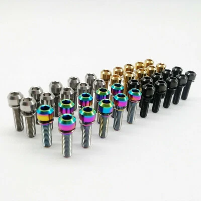10pcs Super Light M5x18mm Hex Socket With Washer Allen Head Bolt For Bike Stem - Image 1 of 2