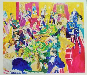 LeROY NEIMAN Post Card - BADEN BADEN 1987
