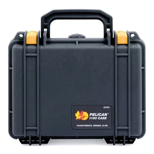 Black & Yellow Pelican 1150 case with foam. - Picture 1 of 3