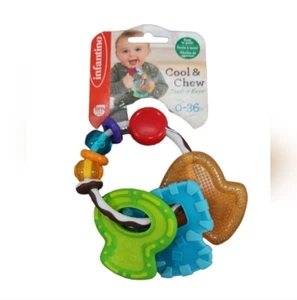 Infantino Teething Toys Keys Baby 0-36 Months BPA Free NEW NWT Cool and Chew - Picture 1 of 2