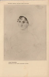 INGLATERRA, Galería Nacional de Retratos. Jane Austin. Dibujo de su hermana, como nuevo - Imagen 1 de 2