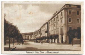 AK VON COSENZA, VIALE TRIESTE - KAISERLICHES HOTEL gereist 1941 - Bild 1 von 2