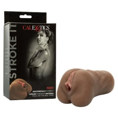 Cal Exotics Stroke It Pussy - Acariciador de masturbación realista para hombres Foto 1 de 4