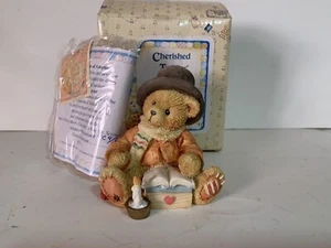Cherished Teddies Bear Cratchet And A Very Merry Christmas To You Mr. Scrooge - Picture 1 of 6