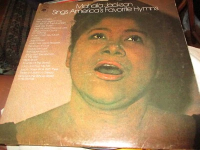 1971 MAHALIA JACKSON Sings America's Favorite Hymns 2 LP Columbia Gospel VG/VG+  - Image 1 of 4