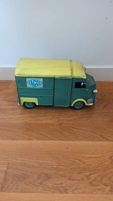 Très rare. Citroën type HY 1/18. Camionnette de livraison Yacco vert et jaune - Photo 1/4