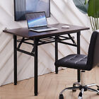 XL Large Folding Computer Desk No-Assembly Study Desk Writing Table Home Office