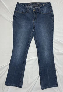 Faded Glory Jeans Boot Cut Cotton Blend Denim Blue Women's Petite Sz. 6P - Picture 1 of 8