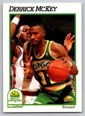 1991-92 NBA Hoops - Derrick McKey #201 - Image 1 of 2